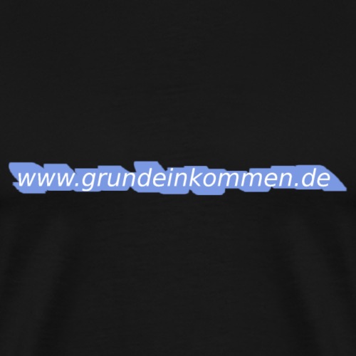 www.grundeinkommen.de (Netzwerk Grundeinkommen) - Männer Premium T-Shirt