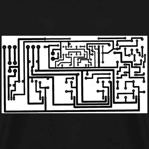 kredsløbsplade 03 - Herre premium T-shirt