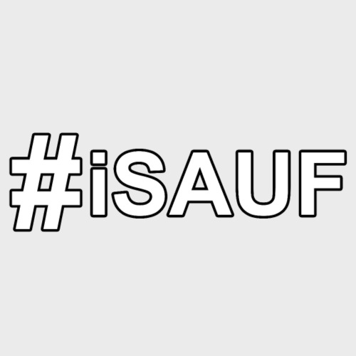 Hashtag iSauf - Männer Premium T-Shirt