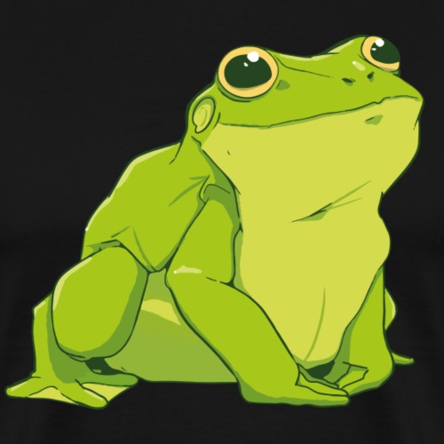 Happy Green Frog - Men's Premium T-Shirt