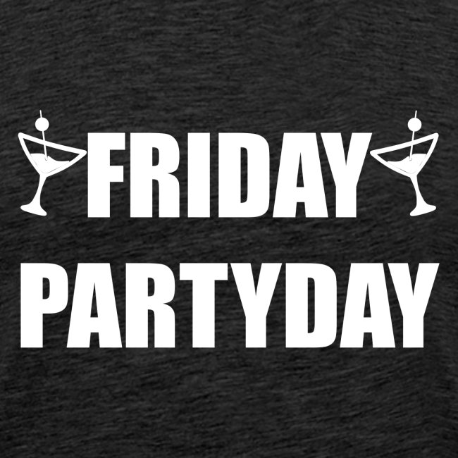 Friday Partyday Party Typografie