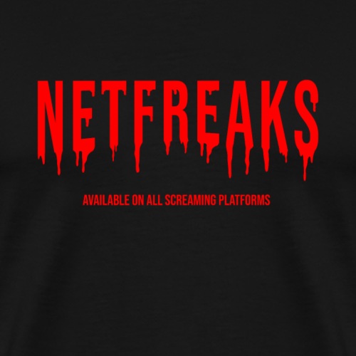 NETTFRAKKER! (monstre, Halloween, skrekk) - Premium T-skjorte for menn