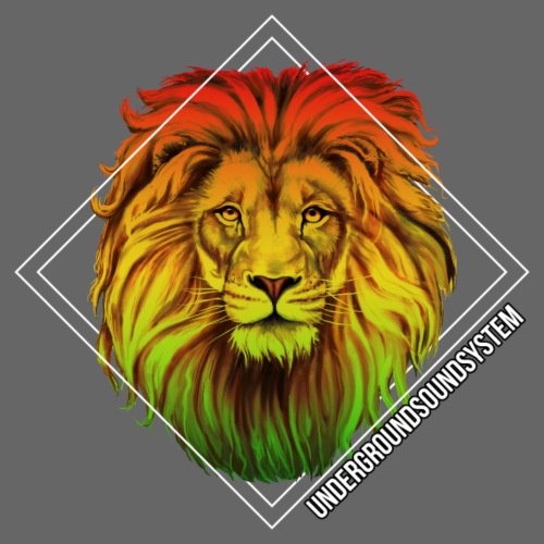 LION HEAD - UNDERGROUNDSOUNDSYSTEM - Männer Premium T-Shirt