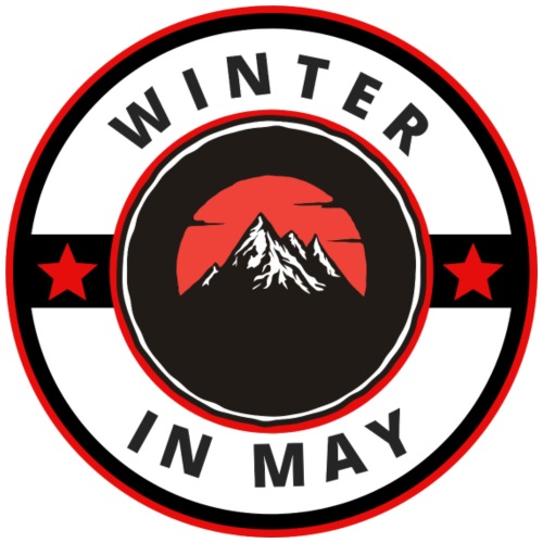 Winter in May Mountain - Camiseta premium hombre