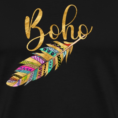 Boho Feder - Männer Premium T-Shirt