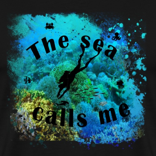 the sea calles me - Männer Premium T-Shirt