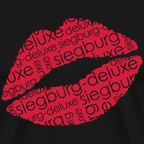 Siegburg Deluxe Lippen Motiv - Männer Premium T-Shirt
