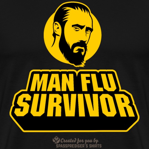 Man Flu Survivor Internet Meme - Männer Premium T-Shirt