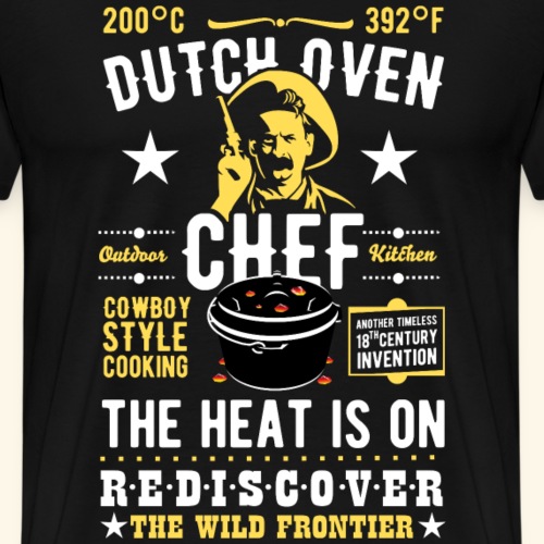 Dutch Oven Design Outlaw - Männer Premium T-Shirt