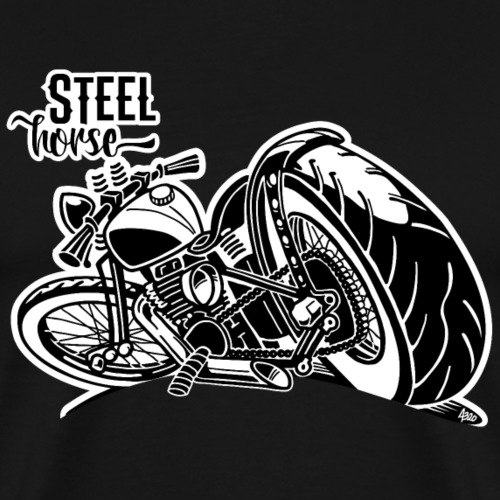 0894 STEEL HORSE - Mannen Premium T-shirt