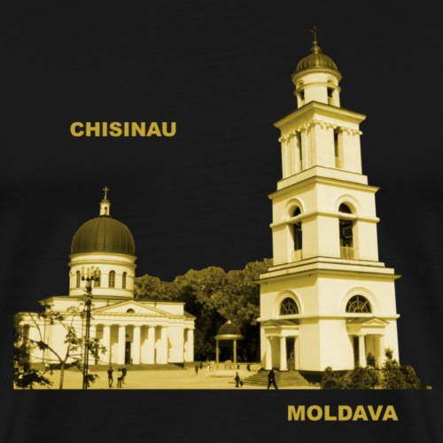 Moldavien Chisinau Hauptstadt Europa Kathedrale - Männer Premium T-Shirt