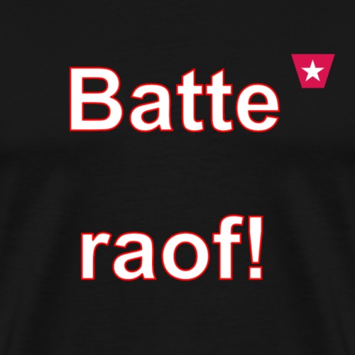 Batteraof vert w - Mannen Premium T-shirt