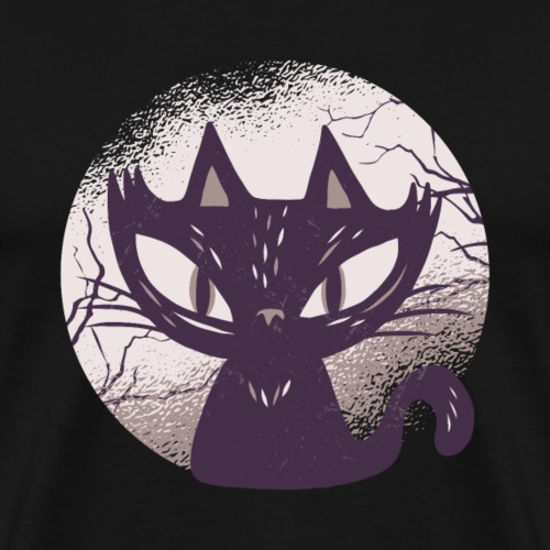 gatto scuro - Maglietta Premium da uomo