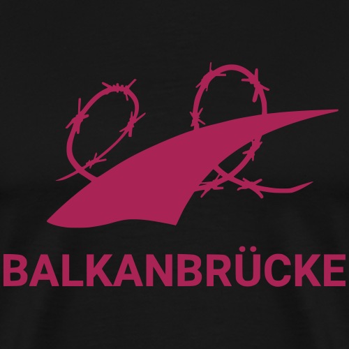 Balkanbrücke Logo - Männer Premium T-Shirt
