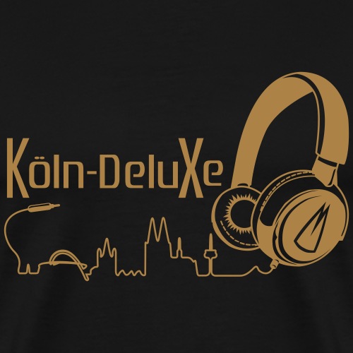 Köln Deluxe Kopfhörer Version 2 - Männer Premium T-Shirt