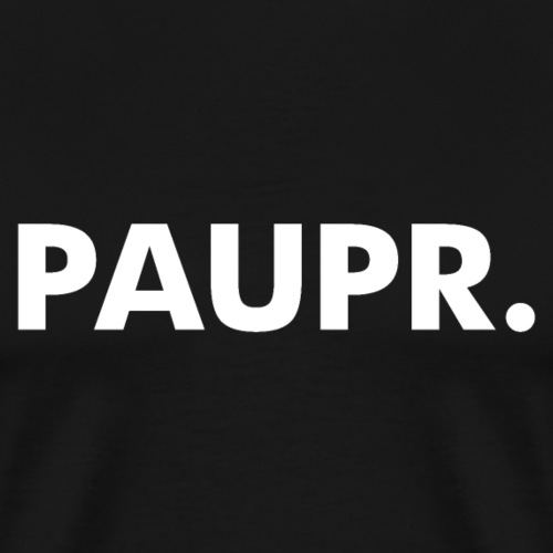PAUPR. - Mannen Premium T-shirt