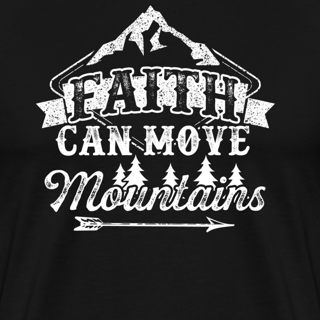 Glaube versetzt Berge Christliches Tshirt Geschenk