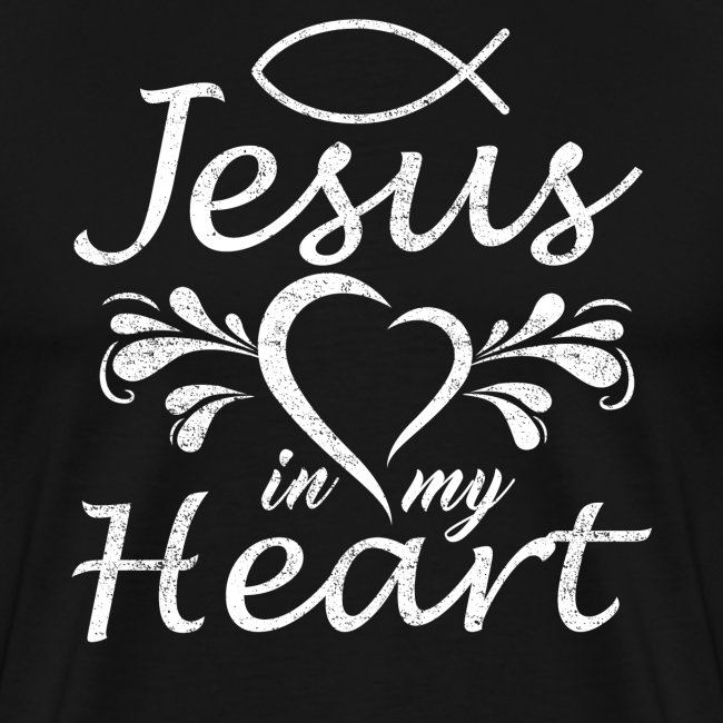 Jesus ist mein Herz Jesus Fisch