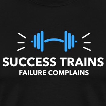 Success trains failure complains - Contrast Hoodie Unisex