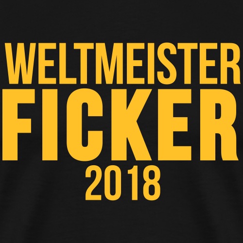 Weltmeister Ficker 2018 - Männer Premium T-Shirt