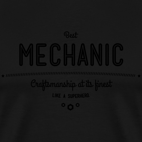 Bester Mechaniker wie ein Superheld - Männer Premium T-Shirt