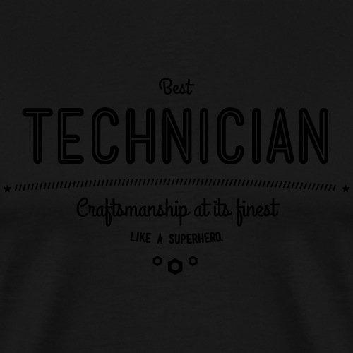 Bester Techniker - Handwerkskunst vom Feinsten - Männer Premium T-Shirt