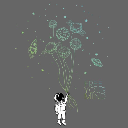 Space your mind - Maglietta Premium da uomo