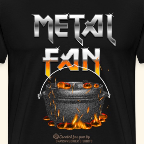 Metal Fan Funken - Männer Premium T-Shirt