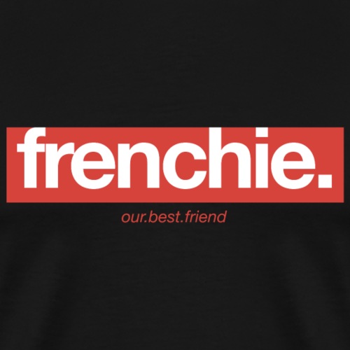 Frenchie Banner - Französische Bulldogge - Männer Premium T-Shirt