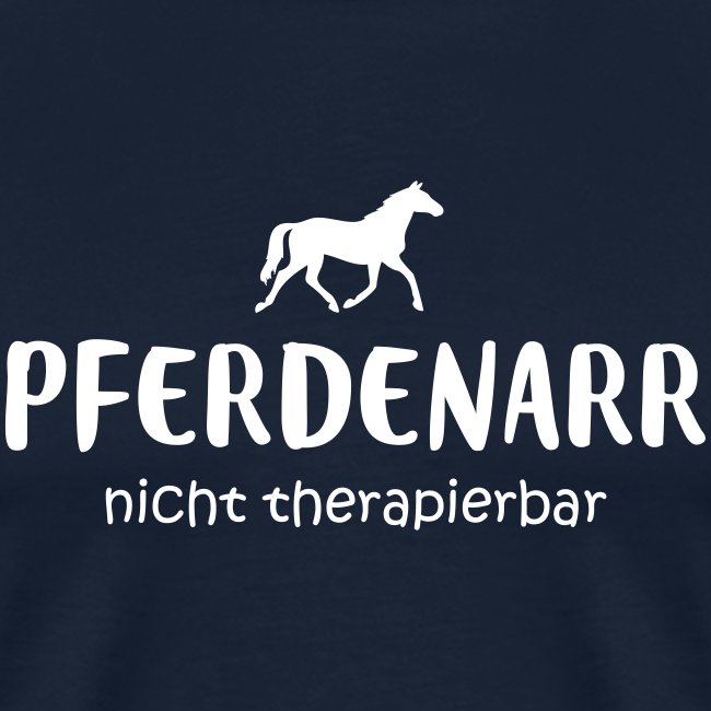 Vorschau: Pferdenarr - Männer Premium T-Shirt
