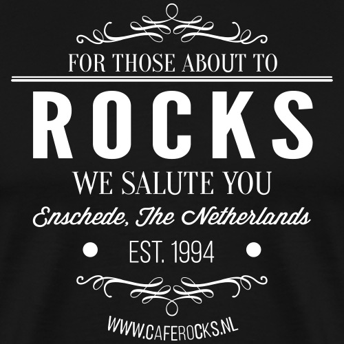 Vintage Rocks Label - Mannen Premium T-shirt