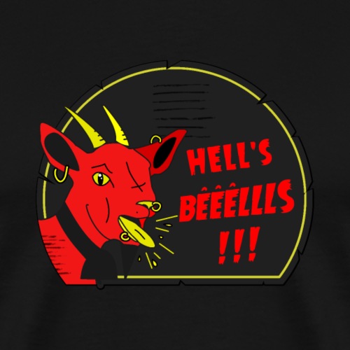 HELL'S BLEÊLLS! (hard rock, music) - Men's Premium T-Shirt