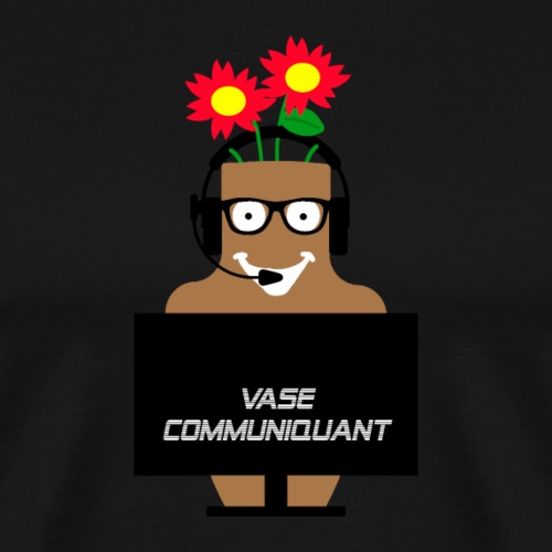THE FAMOUS COMMUNICATING VASE! (flowers) - Men's Premium T-Shirt
