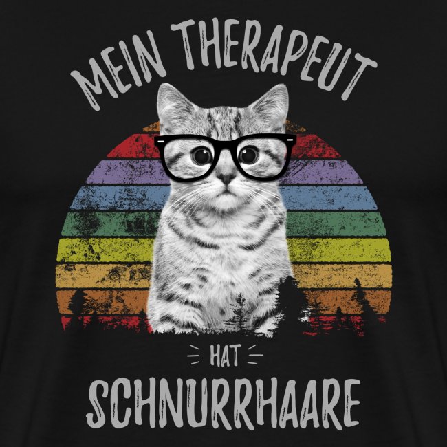 Vorschau: Therapeut Katze - Männer Premium T-Shirt