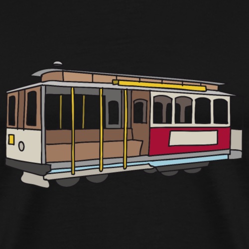 San Francisco Cablecar c - Männer Premium T-Shirt