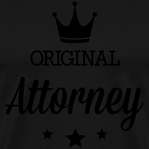 Original drei Sterne Deluxe Anwalt - Männer Premium T-Shirt