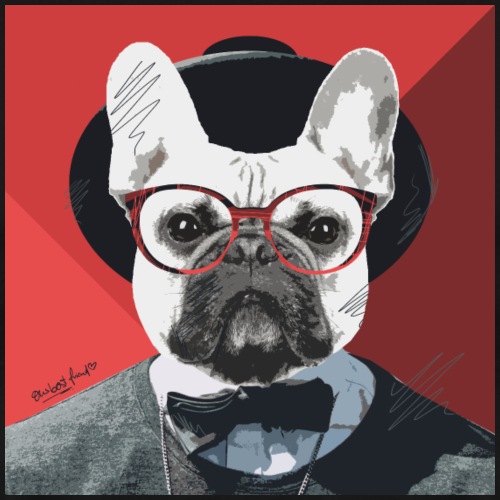 French Bulldog Artwork 2 - Männer Premium T-Shirt