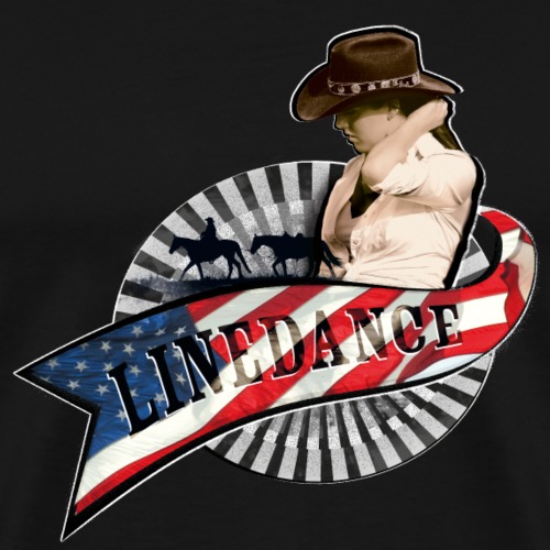 kl_linedance62 - Premium-T-shirt herr