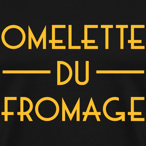 Omelette du fromage - Mannen Premium T-shirt