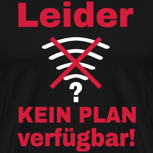 Wlan Nerd Sprüche Motiv - Männer Premium T-Shirt