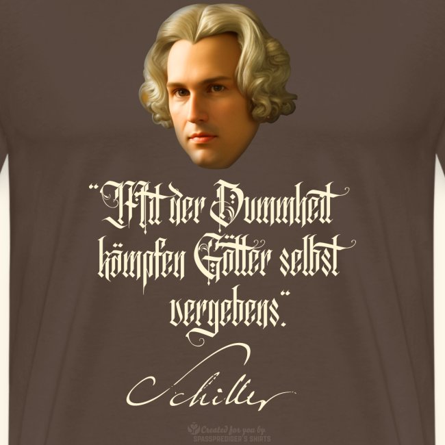 Schiller Zitat Dummheit