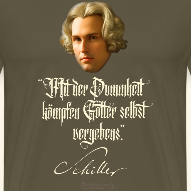 Schiller Zitat Dummheit