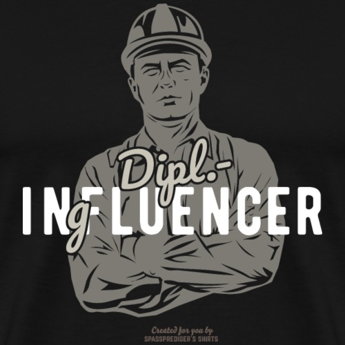 Ingenieur Dipl.-Ingfluencer - Männer Premium T-Shirt