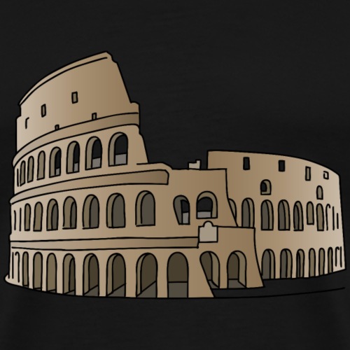 Kolosseum in Rom c - Männer Premium T-Shirt