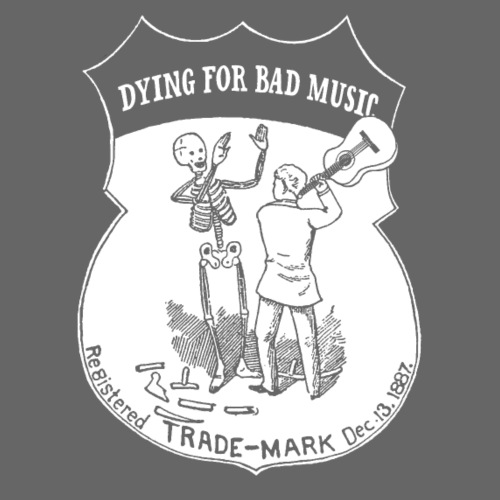 Dying For Bad Music White - Men's Premium T-Shirt