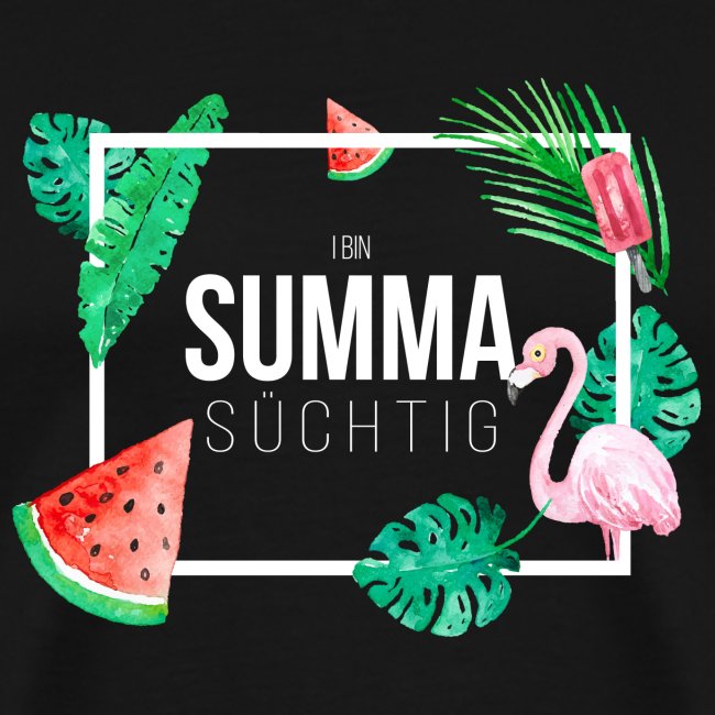 I bin Summa süchtig - Männer Premium T-Shirt