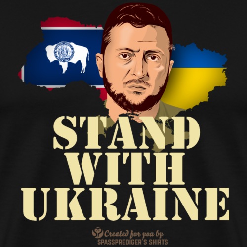 Ukraine Wyoming - Männer Premium T-Shirt