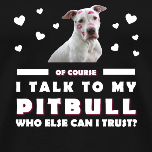Pitbull Lover - Männer Premium T-Shirt