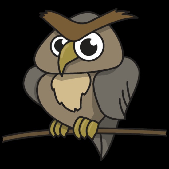 Buho de dibujos animados regalo pájaro rama bosque niño naturaleza buho de  águila' Camiseta premium hombre | Spreadshirt