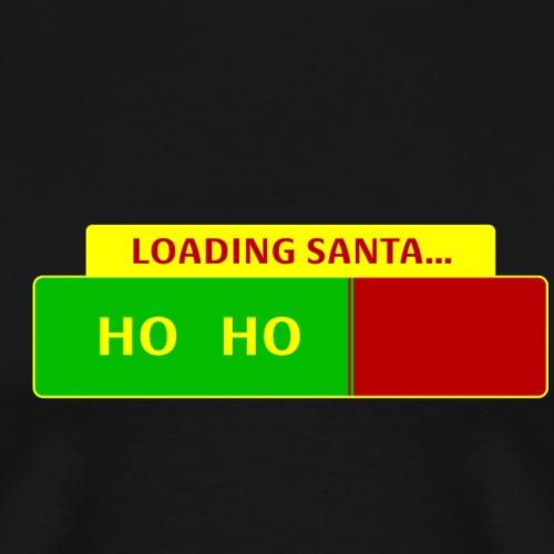 Loading Santa - Miesten premium t-paita
